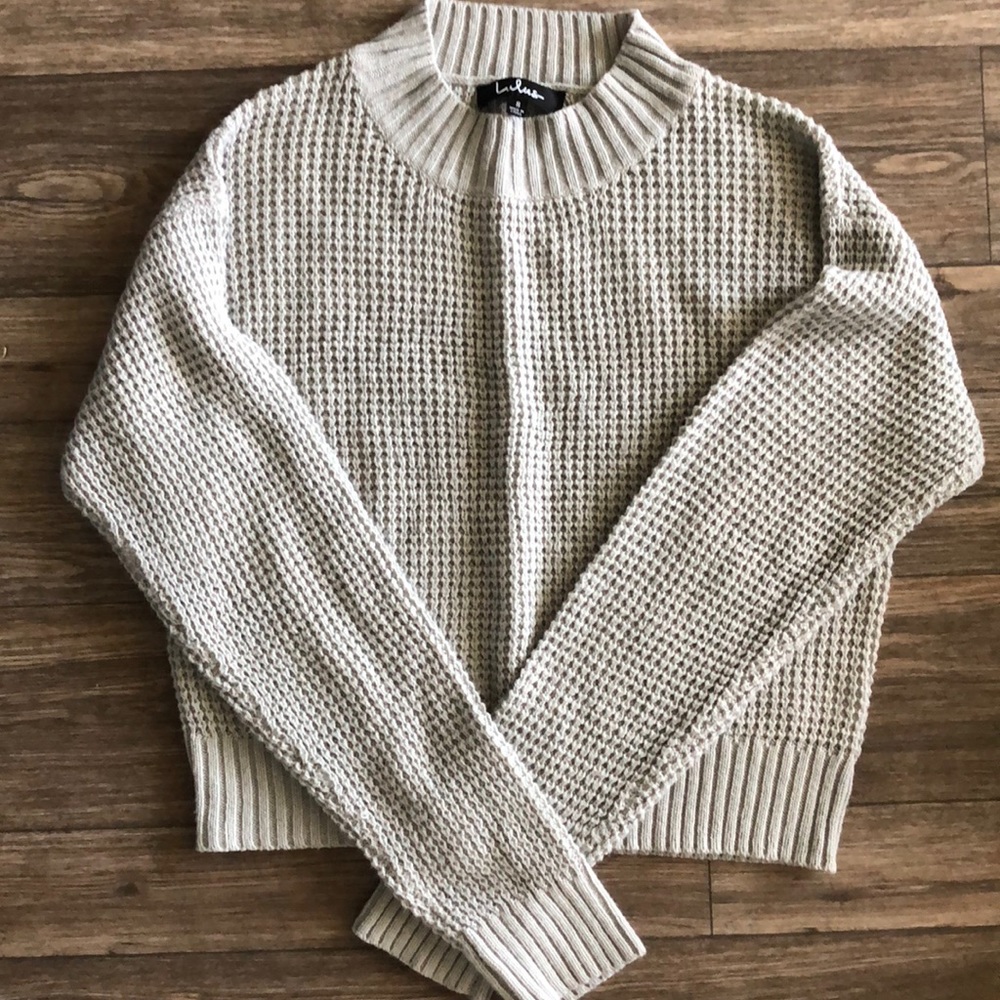 Lulus S cropped sweater